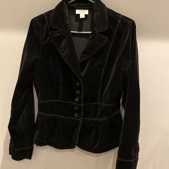 Jackets & Blazers - VELVET BLAZER. WAIST AND BACK  DETAILS